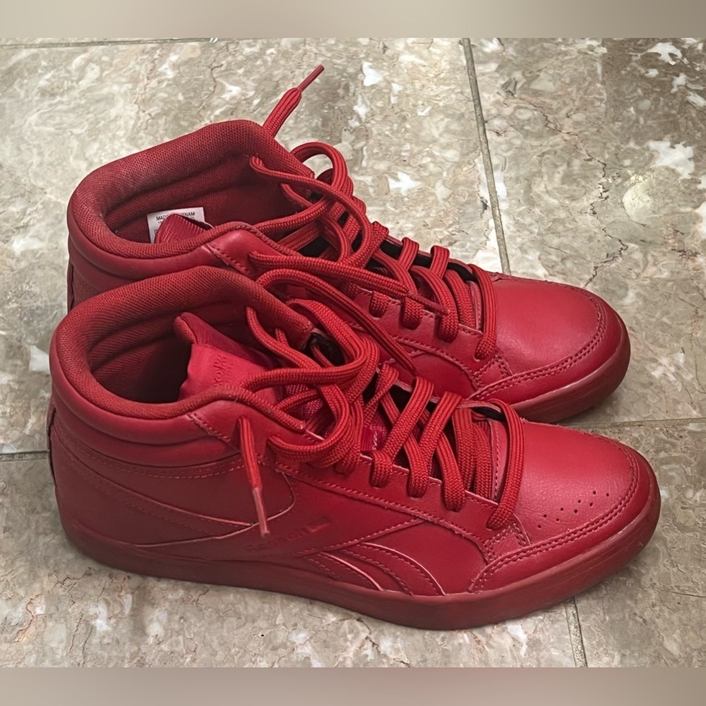 Reebok Women’s High-Top Sneakers in Red